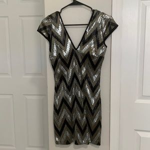 Short sequin dress
